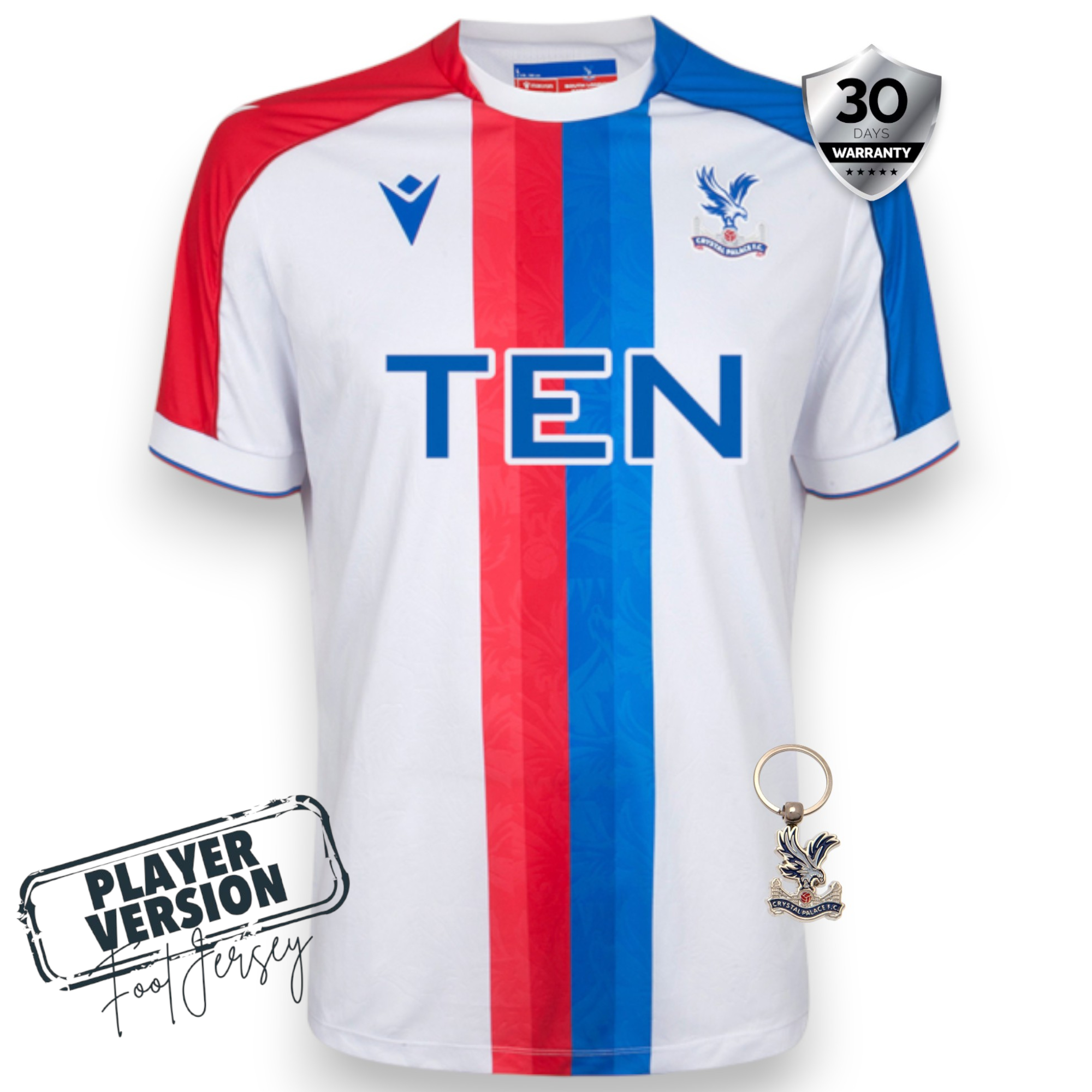 Crystal Palace Player Third Eagle White Jersey 2025/26