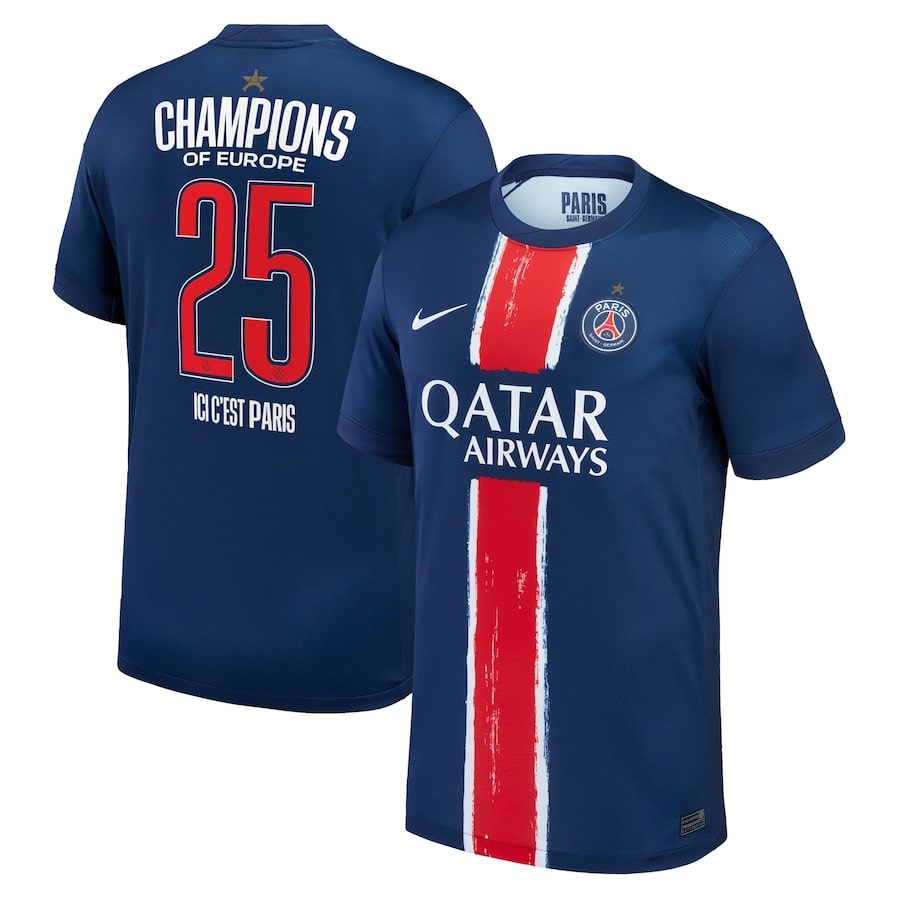 PSG 2025 European Champions 1 Star Jersey