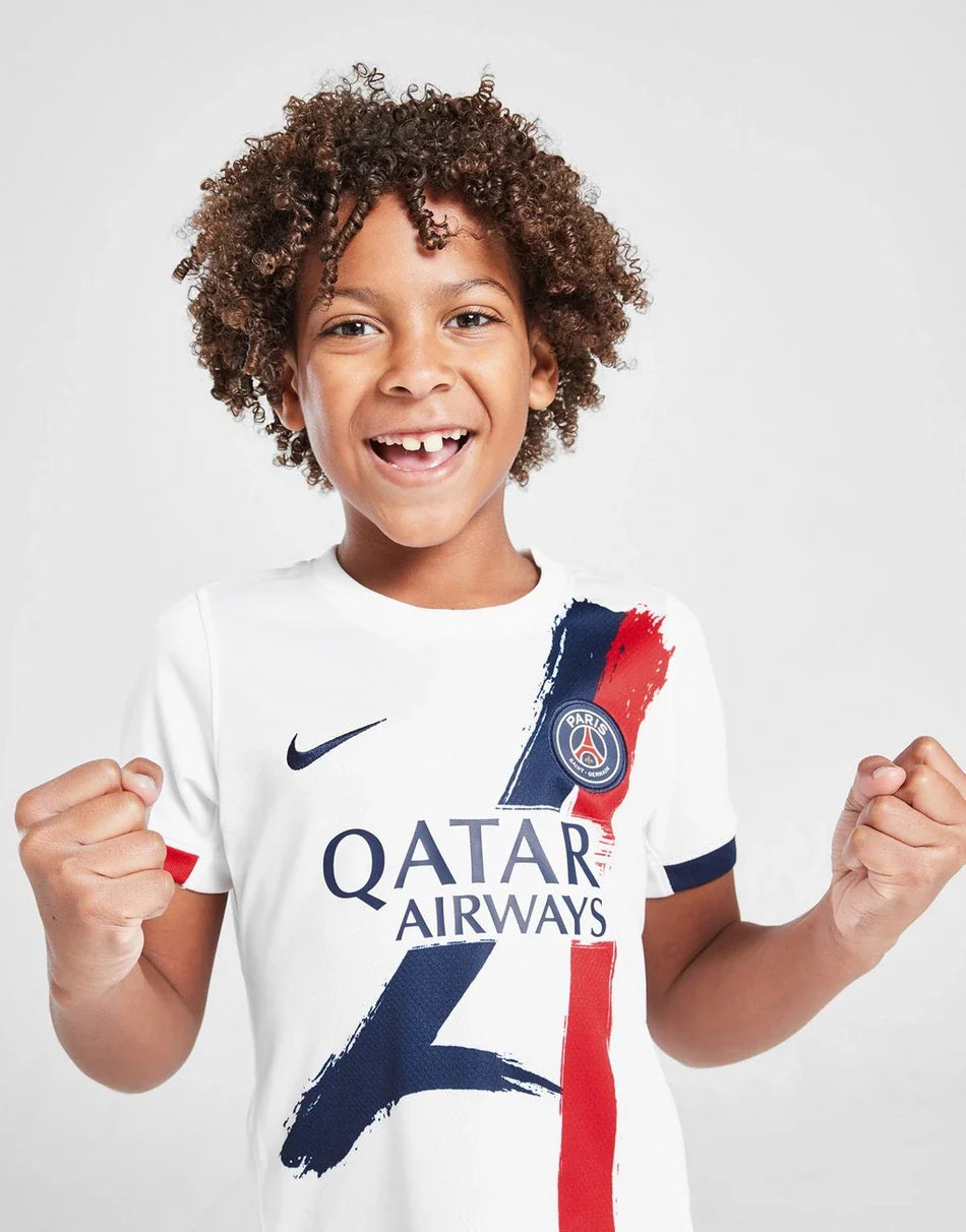Kids Paris Saint Germain Away Kit 2025/26