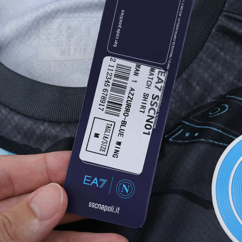 Napoli Ebony Training Jersey 2025/26