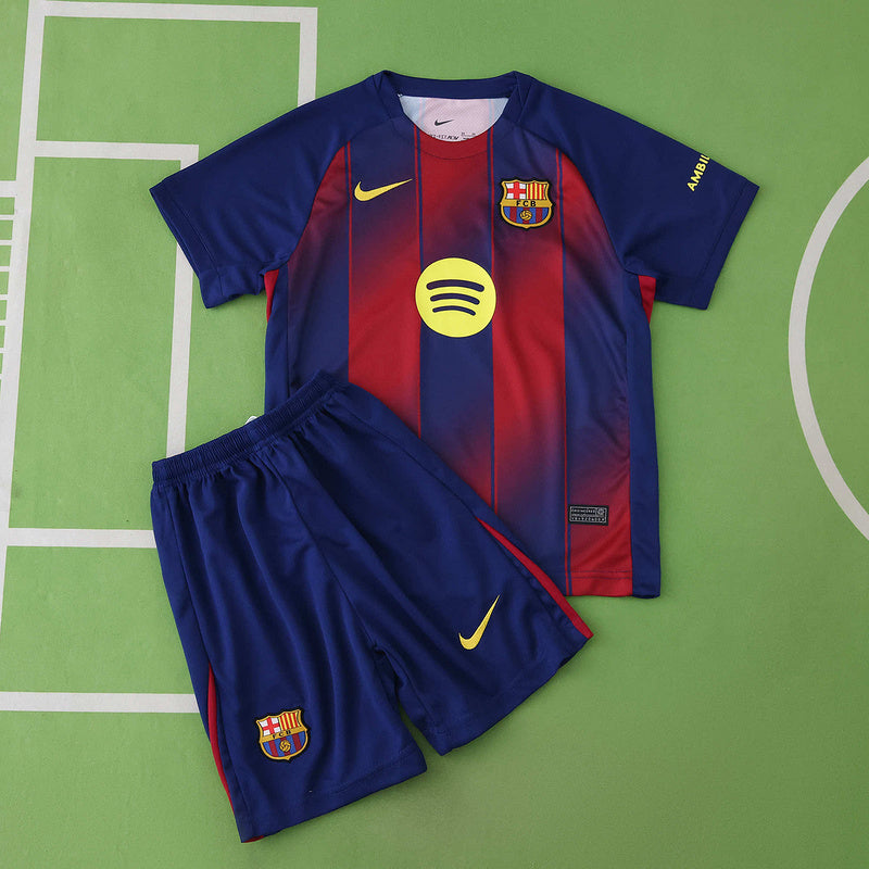 Kids Barcelona Home Kit 2025/26