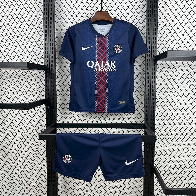 Kids Paris Saint Germain Home Kit 2025/26