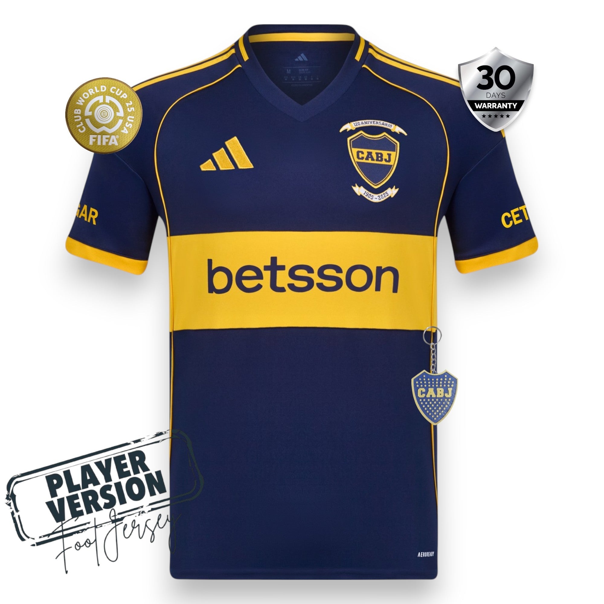 Boca Juniors Home 120th Anniversary Player Jersey 2025/26