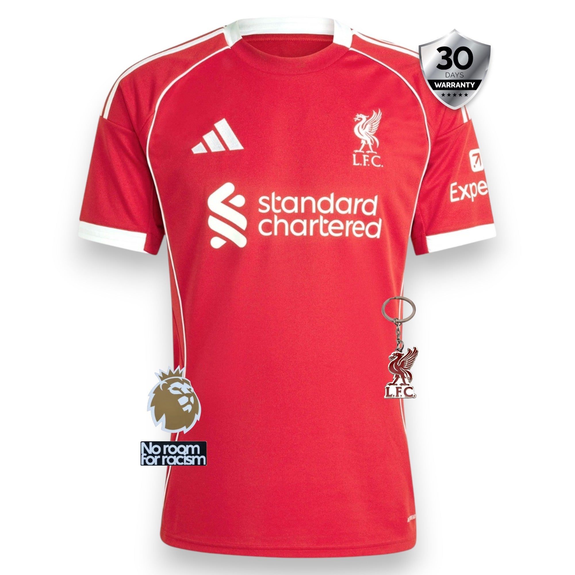 Liverpool Home Jersey 2025/26 - CHAMPIONS 24/25 & Gold Trophy