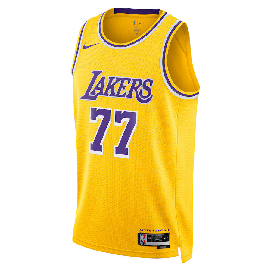 Luka Don������������������i������������������ - Los Angeles Lakers Icon Edition 2024 NBA Jersey - Gold - Unisex